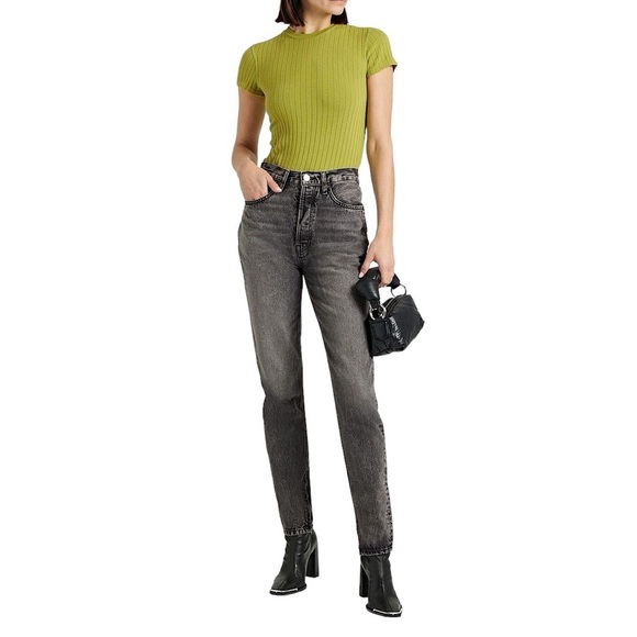 LEVI’S Wedgie Button Fly High Waist Slim Straight Jeans - Picture 1 of 14